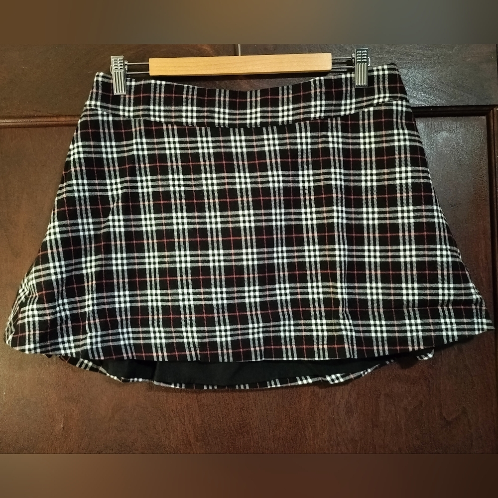 Plaid Mini Skirt